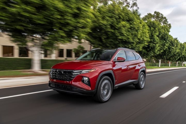 Updated rear seat belts helped put small SUV over the top for IIHS' highest safety award. - Hyundai