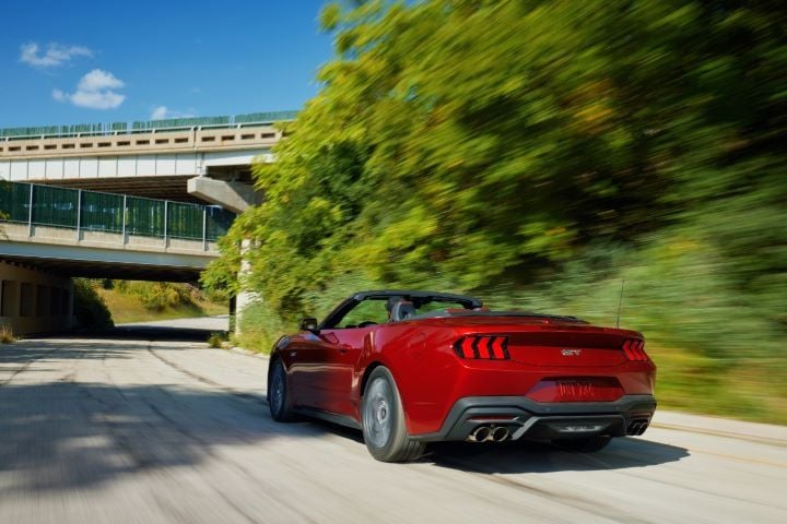 The 2024 Mustangs, if they have the defect at issue, could crash due to loss of steering control. - Ford