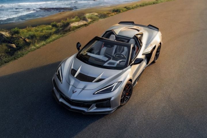 Preproduction peek at the 'Quail Silver' limited edition of the 2026 Corvette ZR1X - General Motors