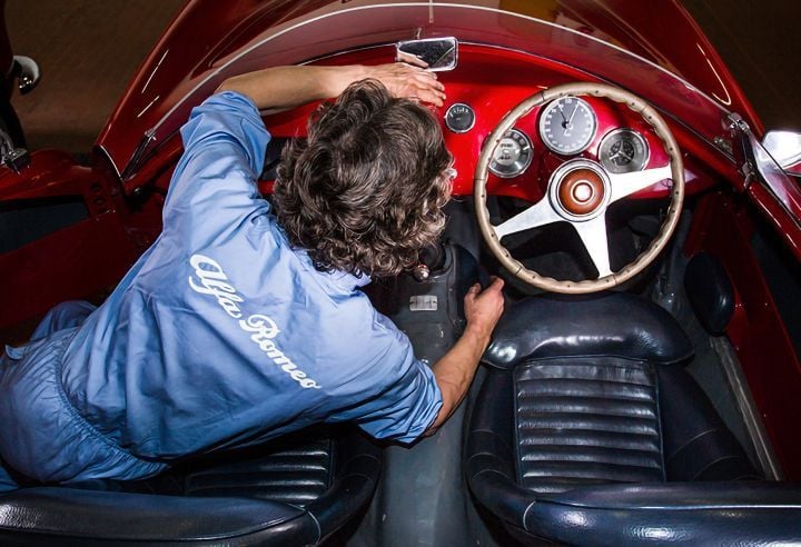 Part of the new Alfa Romeo-Maserati program involves accurate restoration of vintage vehicles. - Stellantis